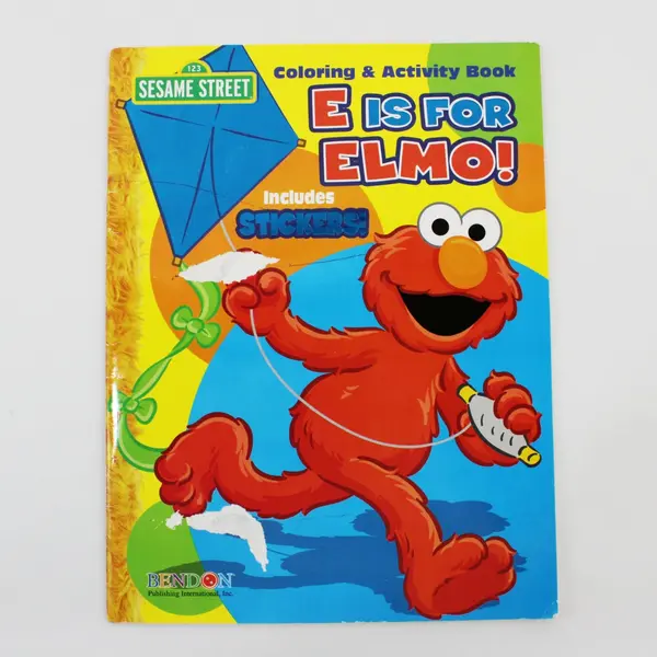Bendon Sesame Street Elmo Coloring & Activity Book Stickers 2012 Unused