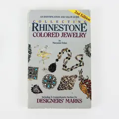 Rhinestone Colored Jewelry 2nd Ed Maryanne Dolan ID Value Guide 1989 PB