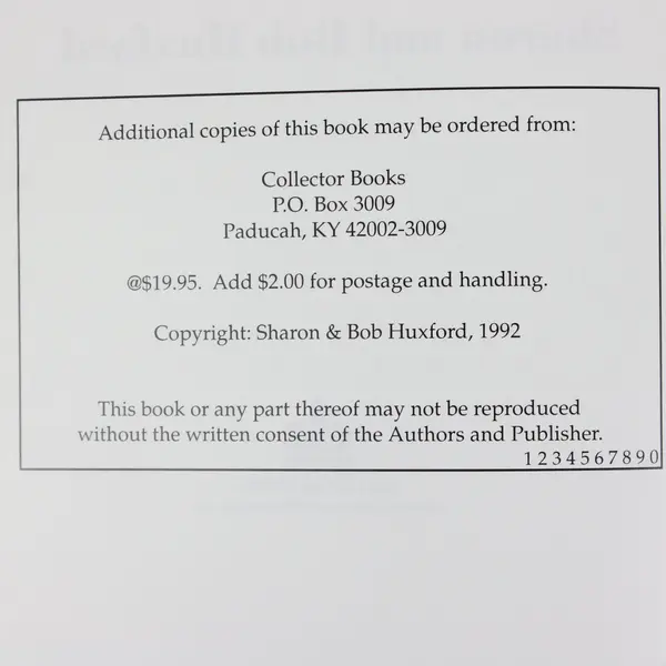 Collector's Encyclopedia of Fiesta Bob & Sharon Huxford 1992 Revised 7th Ed HC