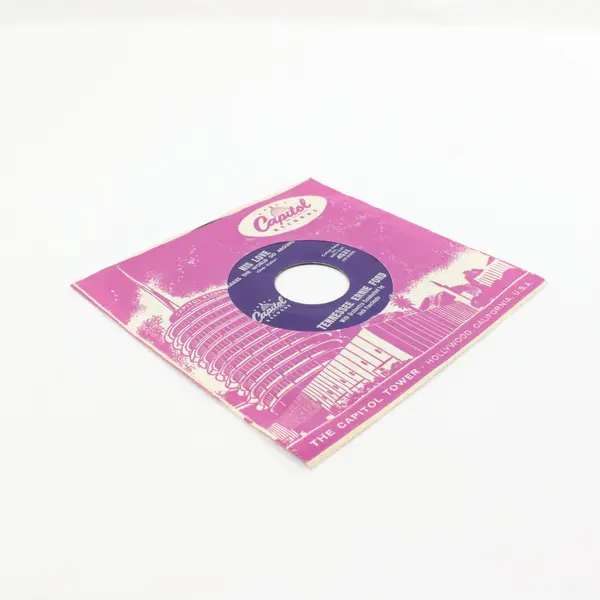 Tennessee Ernie Ford His Love (Makes the World Go Round)/Dark As A Dungeon 7" 