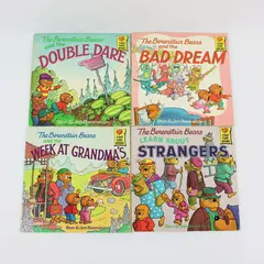 VTG Lot of 4 Berenstain Bears First Time Books Children's Story Book Collection