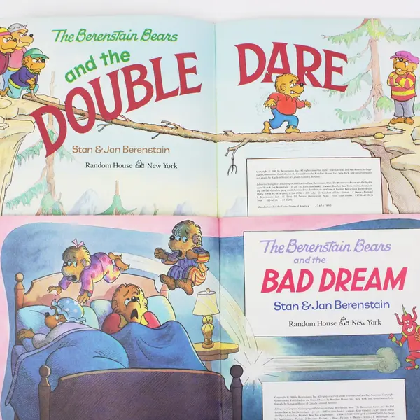 VTG Lot of 4 Berenstain Bears First Time Books Children's Story Book Collection