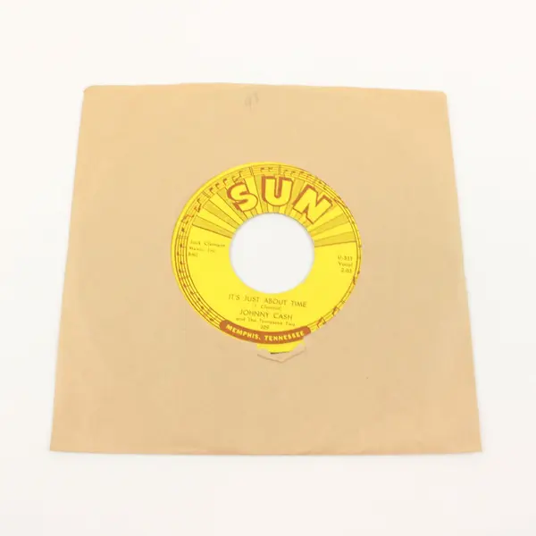 Johnny Cash It's Just About Time/I Just Thought You'd Like To Know Sun 7" Vinyl