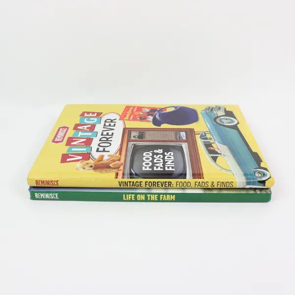 Lot of 2 Reminisce Life on the Farm & Vintage Forever 2017/2019 Hardcover Good