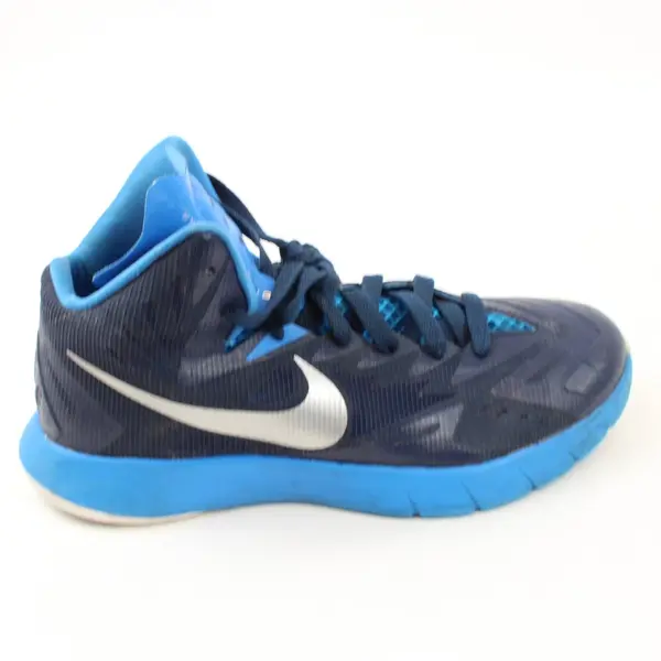 Nike Hyperquickness Lunarlon High Top Sneakers Blue Men's Size 6