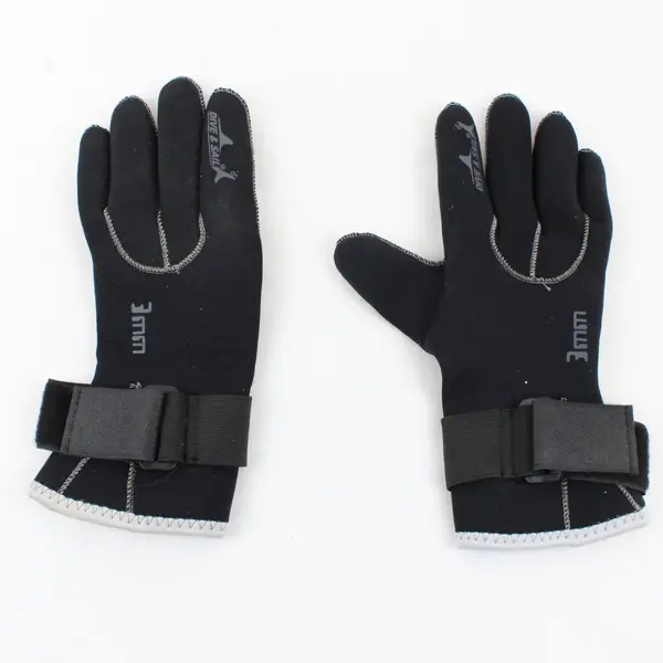 Dive & Sail Black Scuba Diving Gloves Large Water Sports