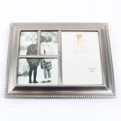Connoisseur Silver-Tone Tabletop Collage Picture Frame 5x7
