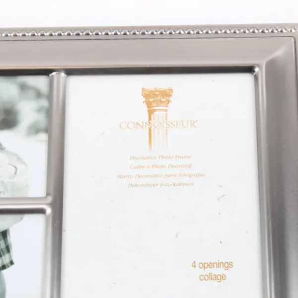 Connoisseur Silver-Tone Tabletop Collage Picture Frame 5x7