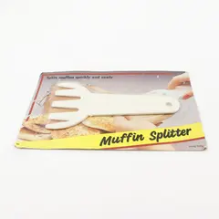 Muffin Splitter Handheld English Muffin Slicer Fork Style Kitchen Gadget