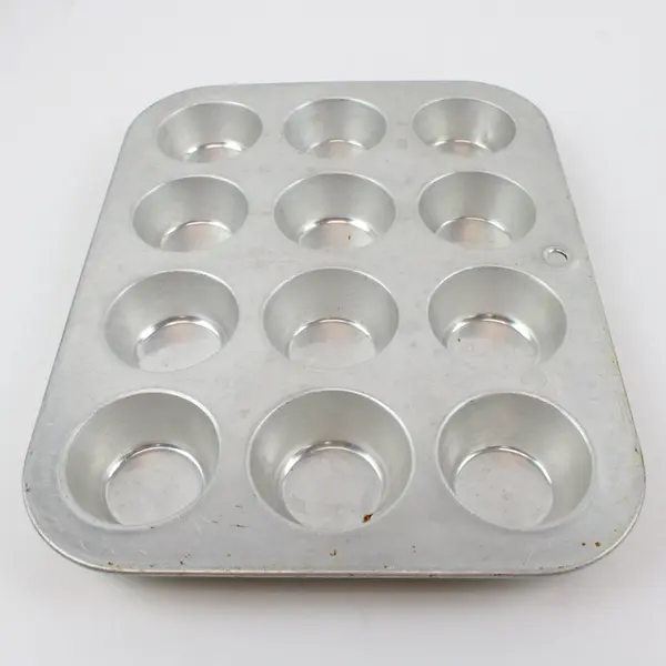 Set of 2 Vintage 12-Cup Mini Muffin Tart Pans Bakeware