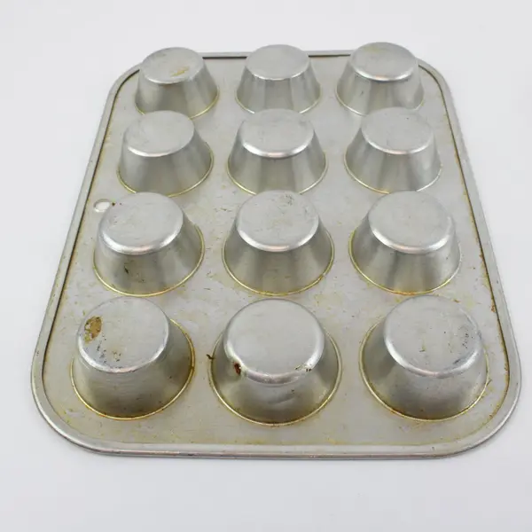 Set of 2 Vintage 12-Cup Mini Muffin Tart Pans Bakeware
