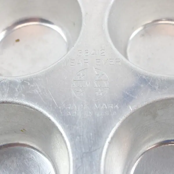 Set of 2 Vintage 12-Cup Mini Muffin Tart Pans Bakeware