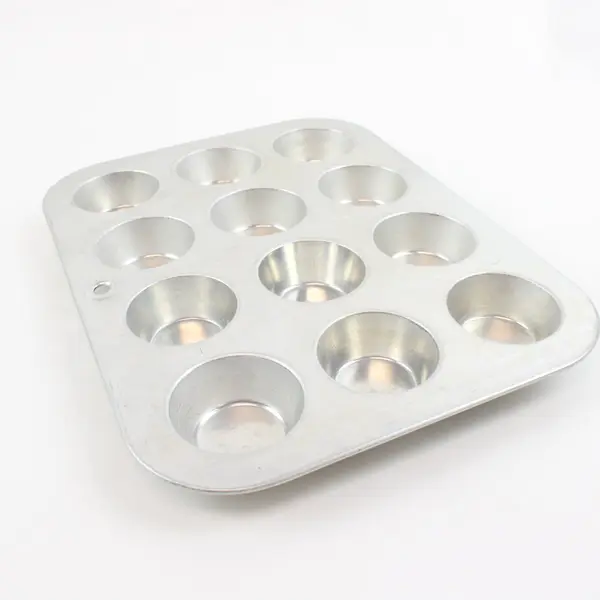 Set of 2 Vintage 12-Cup Mini Muffin Tart Pans Bakeware