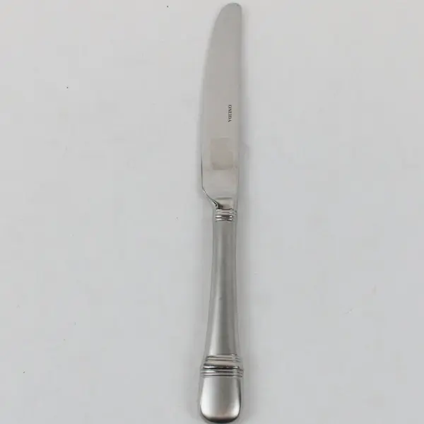 Oneida Astragal Satin Stainless Steel French Style Solid Handle Dinner Knife