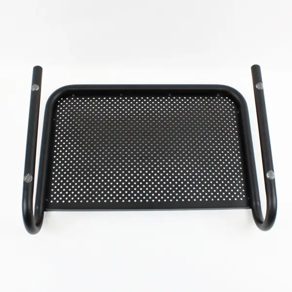 Black Ventilated Metal Monitor & Laptop Stand Riser