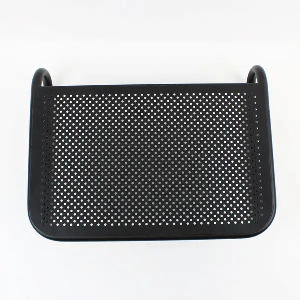 Black Ventilated Metal Monitor & Laptop Stand Riser