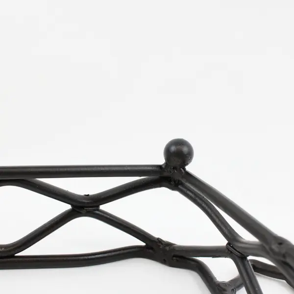 Black Metal Wire Baking Dish Holder Tabletop Serving Stand