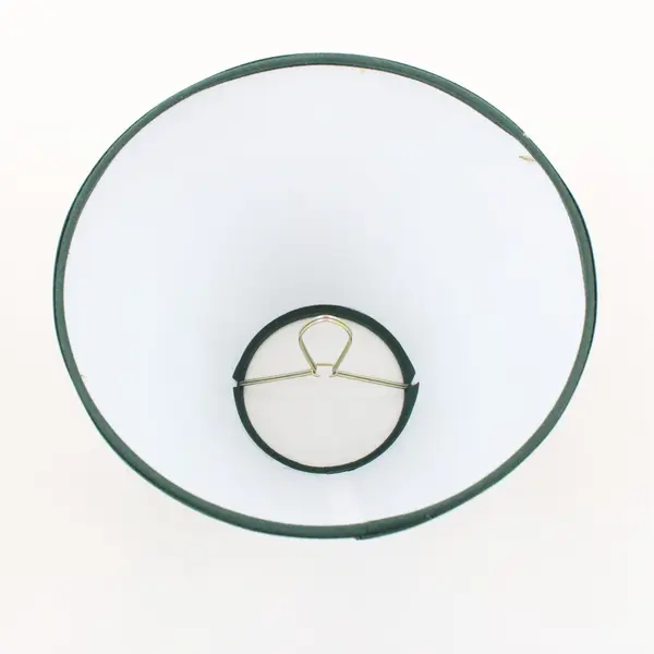 Lamp Maker 8 Inch Dark Green Fabric Pleated Lampshade