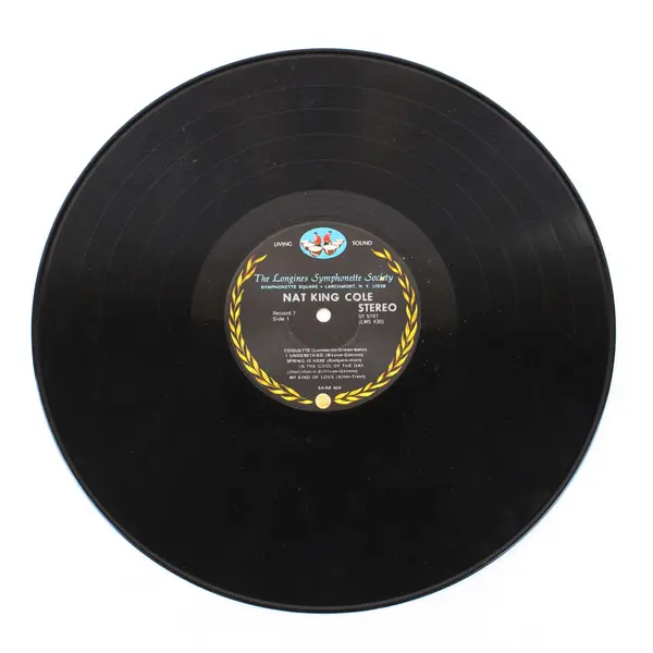 Nat King Cole Stereo LP 12" Longines Symphonette Record 7 SAAB 406