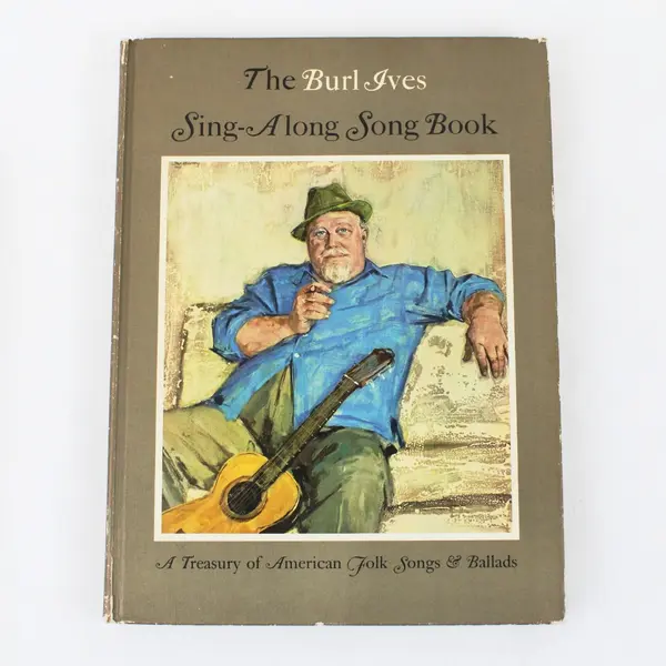 Burl Ives America's Musical Heritage Vintage LP Box Set Illustrated Song Book