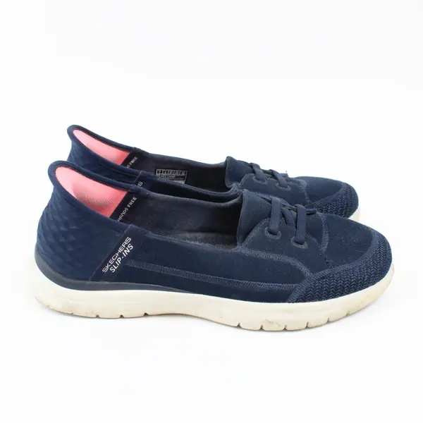 Skechers Slip-Ins Women's Walking Sneakers Navy Blue Size 7