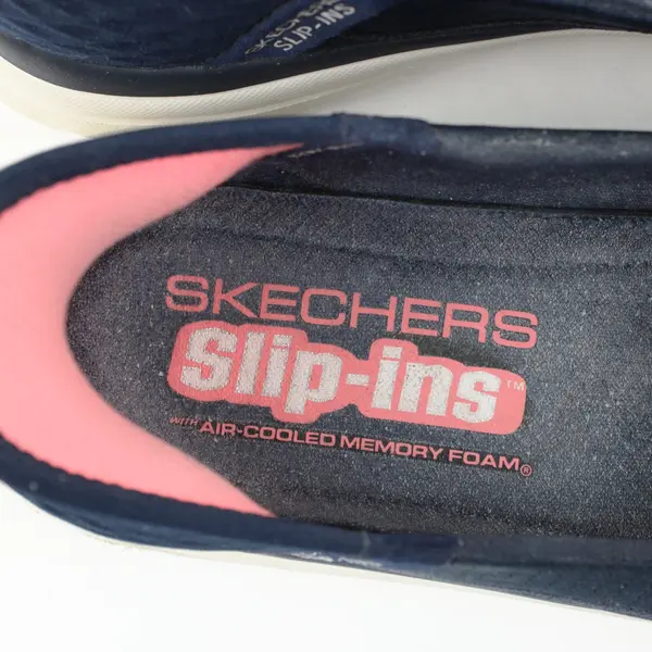 Skechers Slip-Ins Women's Walking Sneakers Navy Blue Size 7