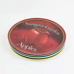 Lot of 5 Summer Garden Fruit Decorative Plates 