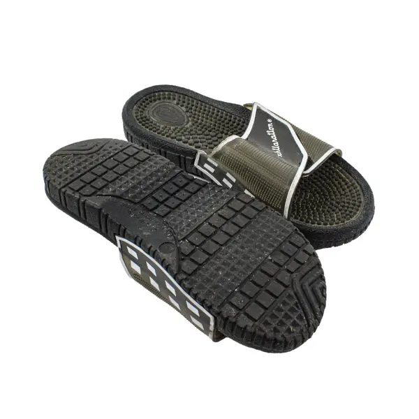 Xhilaration Women's Size 7 Black Open Toe Slip-On Sandals