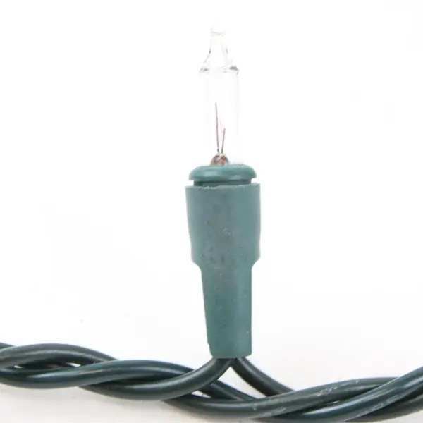 Champion Light Electric Co Ltd Warm White Incand String Lights 43' Green Cord
