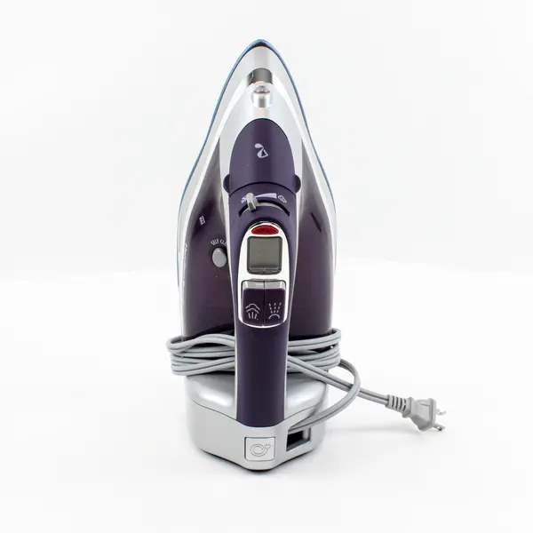 Hamilton Beach Durathon Digital Retractable Cord Iron Silver Purple