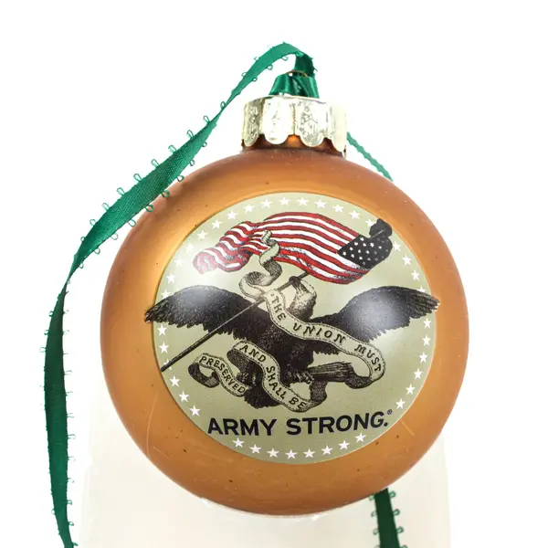 Kurt S. Adler AM4111 U.S. Army Licensed Glass Christmas Ornament