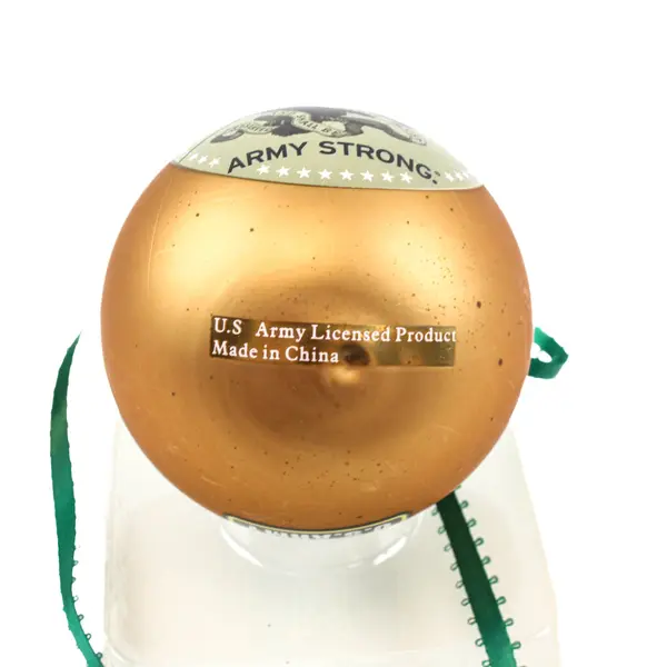 Kurt S. Adler AM4111 U.S. Army Licensed Glass Christmas Ornament