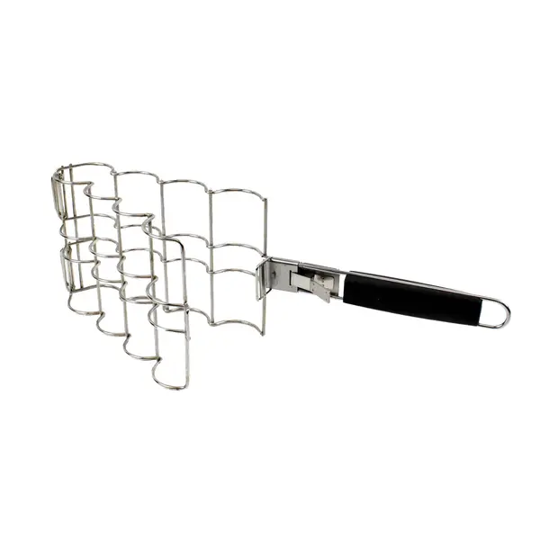 Cuisinart Stainless Steel Folding Corn Grill Rack BBQ Long Handle