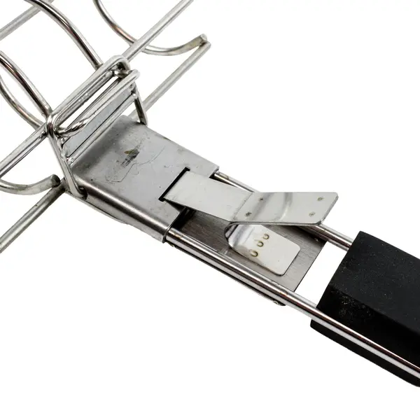 Cuisinart Stainless Steel Folding Corn Grill Rack BBQ Long Handle