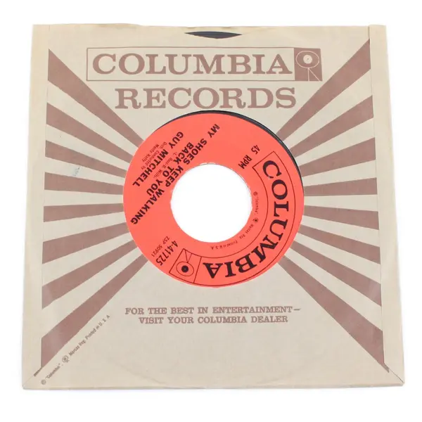 Guy Mitchell Silver Moon Upon The Golden Sands My Shoes Keep Walking Back To You