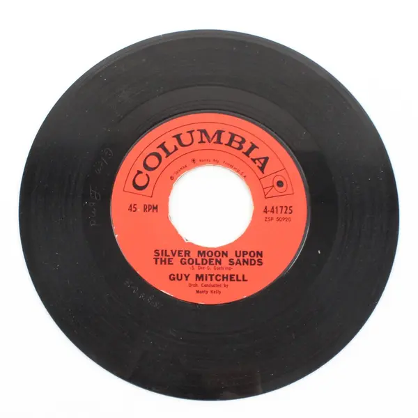 Guy Mitchell Silver Moon Upon The Golden Sands My Shoes Keep Walking Back To You