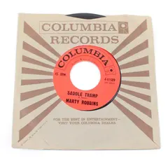 Marty Robbins Saddle Tramp/Big Iron Columbia 7" Vinyl Record