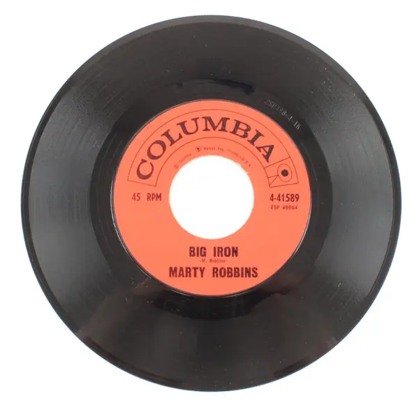 Marty Robbins Saddle Tramp/Big Iron Columbia 7" Vinyl Record