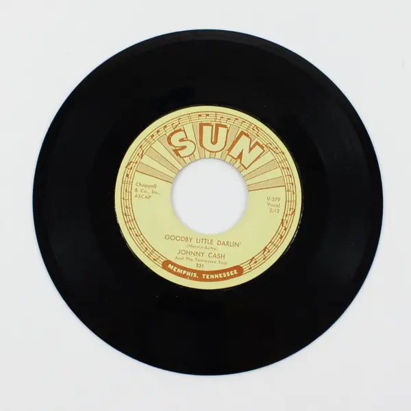 Johnny Cash You Tell Me/Goodby Little Darlin' Sun Records 7" Vinyl