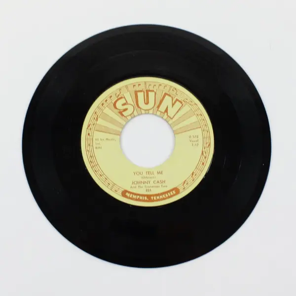 Johnny Cash You Tell Me/Goodby Little Darlin' Sun Records 7" Vinyl