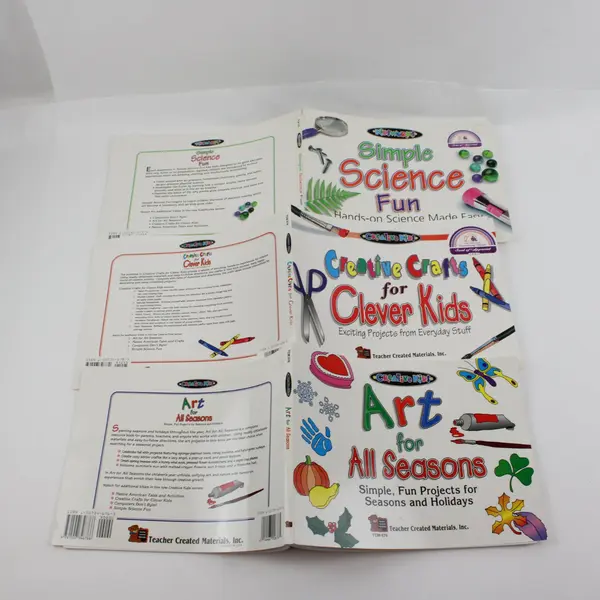 TCM Lot of 3 Simple Science Fun/Creative Crafts for Clever Kids/Art for All