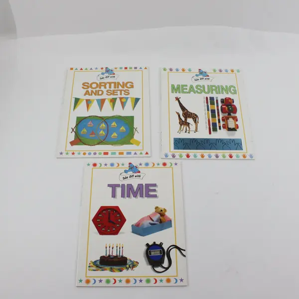 Lot of 3 Steck-Vaughn Take Off With Sally Hewitt Sorting & Sets Measuring Time