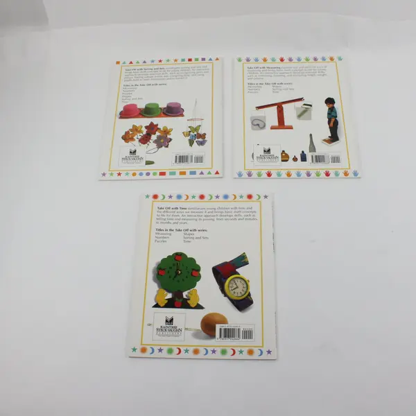 Lot of 3 Steck-Vaughn Take Off With Sally Hewitt Sorting & Sets Measuring Time