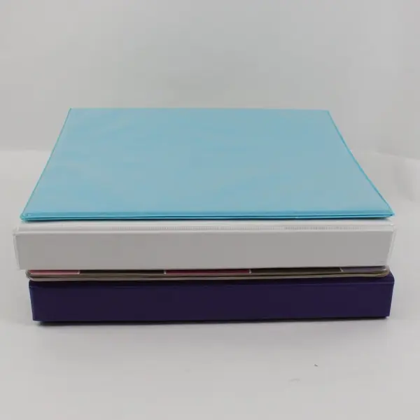 Lot of 5 Colorful 3-Ring 1-Inch Binders Includes Staples Brand