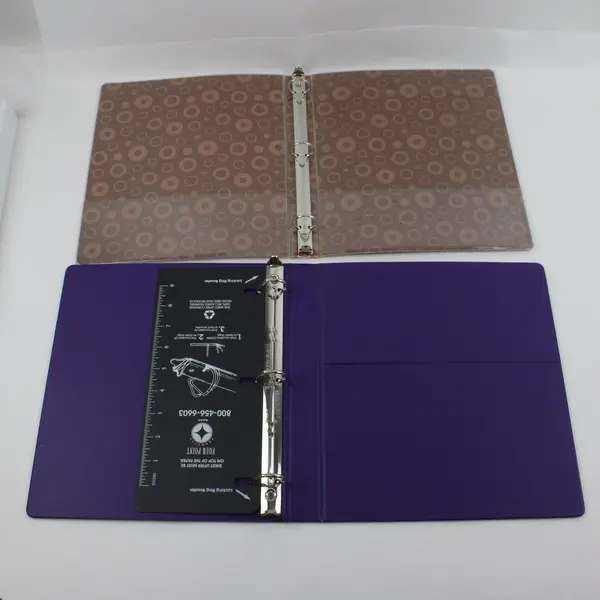 Lot of 5 Colorful 3-Ring 1-Inch Binders Includes Staples Brand
