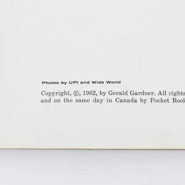 Vintage Who's in Charge Here? Gerald Gardner 1962 Paperback Political Humor