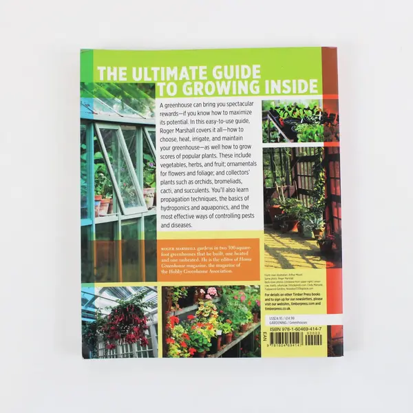 The Greenhouse Gardener's Manual Roger Marshall 2014 Paperback Very Good