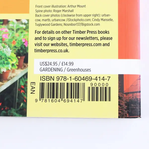 The Greenhouse Gardener's Manual Roger Marshall 2014 Paperback Very Good