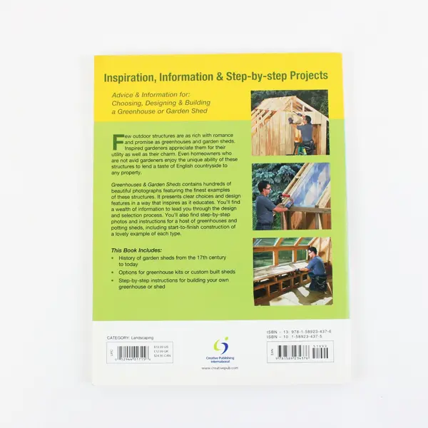 Greenhouses & Garden Sheds Inspiration Information Step-by-Step Projects 2009 PB