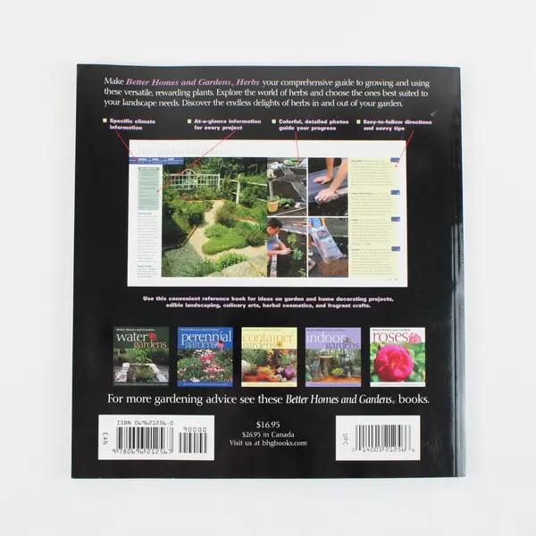 Better Homes and Gardens Herbs Eleanore Lewis 2002 PB Ideas Instructions 1st Ed